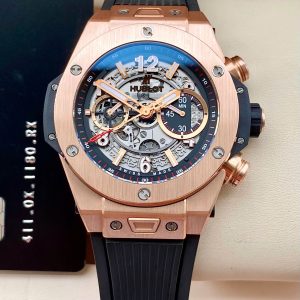 Hublot Bigbang Unico, Vàng Hồng đúc 18k nguyên khối, Size 44mm, Like new fullbox