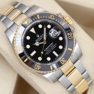 Rolex Sub Demi Black 116613LN_ Demi Vàng đúc 18k, Size 40mm, Like new fullbox date siêu cao 2019