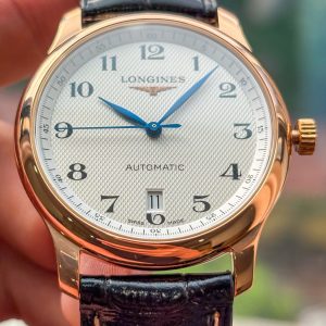 Longines Master Collection L2.628.8.78.3, Vàng hồng đúc 18k nguyên khối, Size 38.5mm, Máy đời mới L888, Like new fullbox date cao