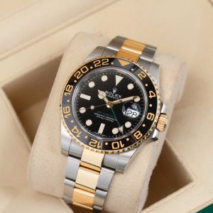 Rolex Sub Demi 116713 GMT Master II Black, Demi Vàng đúc 18k, Size 40mm, Lướt đẹp Only
