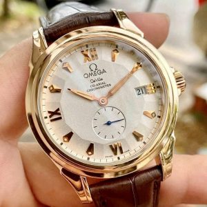 OMEGA De Ville Bát Quái Cát Sần, Limited Edition No 191/699, Ref: 4646.30.32, Vàng hồng đúc 18k nguyên khối, Size 39mm, Like new fullbox