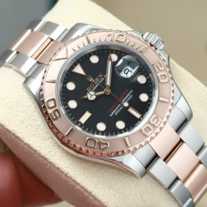 Rolex Yacht Master Black 126621 _ Demi Vàng hồng đúc 18k, Size 40mm, Like new fullbox