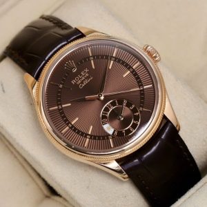 Rolex Cellini 50525 Chocolate Index Night Day, Size 39mm, Lướt đẹp fullbox date cao 2018