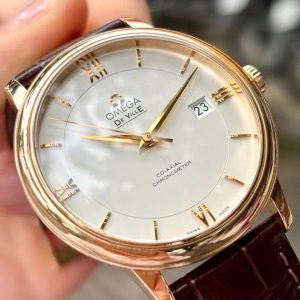 OMEGA De Ville Prestige Co‑Axial 2500, Ref: 424.53.40.20.02.001, Vàng hồng đúc 18k nguyên khối, Size 40mm, Like new fullbox