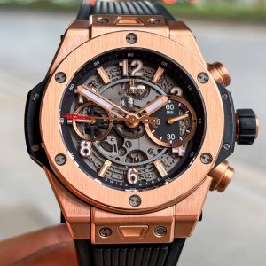 Hublot Big Bang Unico Skelaton Chronograph 441.NX.1170.RX, Vàng hồng đúc 18k nguyên khối, Size 42mm, Like new fullbox