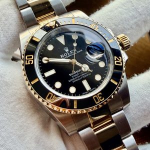 Rolex Submariner Date Black 116613_ Demi Vàng đúc 18k, Size 40mm, Like new fullbox date cao 2017