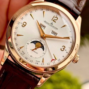 Jaeger le Coultre Master Moonphase Calendar Q1552520, Vàng hồng đúc 18k nguyên khối, Size 40mm, Like new fullbox