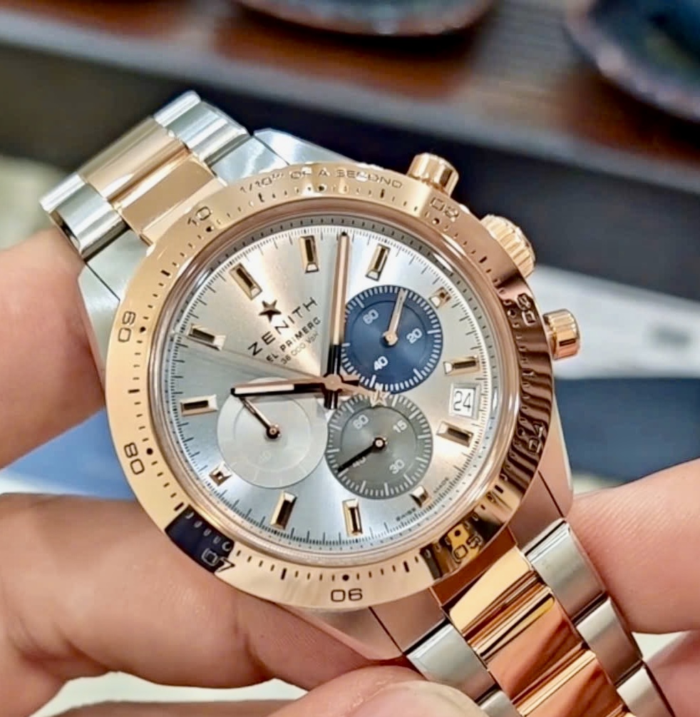 Zenith EL Primero Panda Daytona Chronomater Sport 51.3100.3600/69.M3100, Demi Vàng hồng đúc 18k, Size 41mm, Like new fullbox