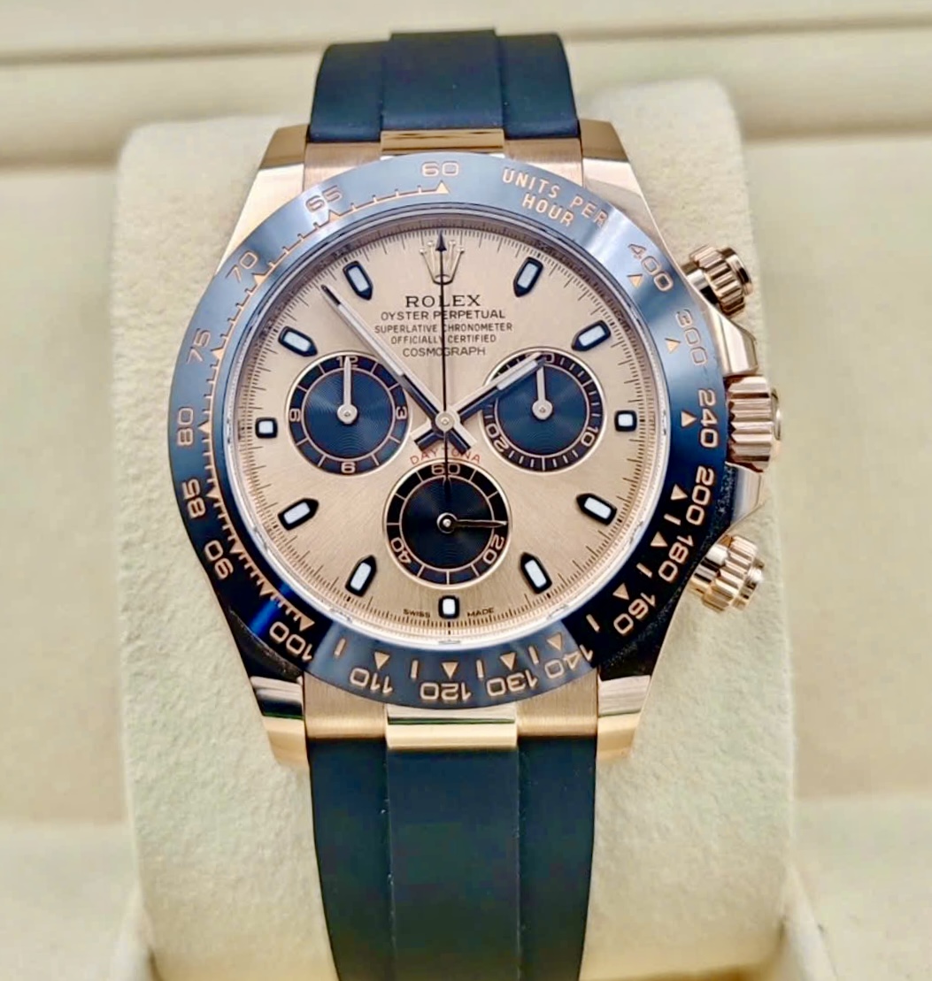 Rolex Daytona 116515LN Plex Pink Ceramic, Vàng hồng đúc 18k nguyên khối, Size 40mm, Like new fullbox date 2107