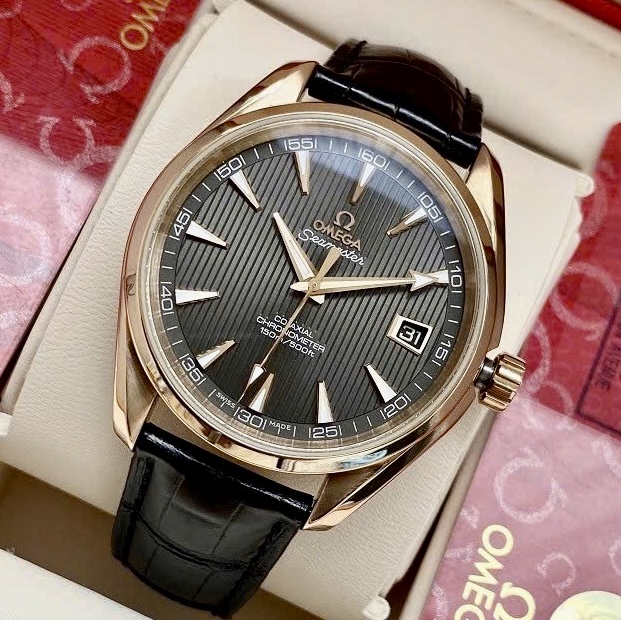 OMEGA Seamaster Aqua Terra 8500 Chocolate, Ref: 231.53.42.21.06.001, Vàng hồng đúc 18k nguyên khối, Size 42mm, Like new fullbox
