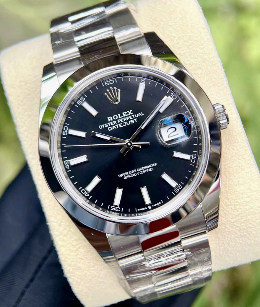 Rolex Datejust 126300 Black Index, Mark 2, Size 41mm, New fullset 2026