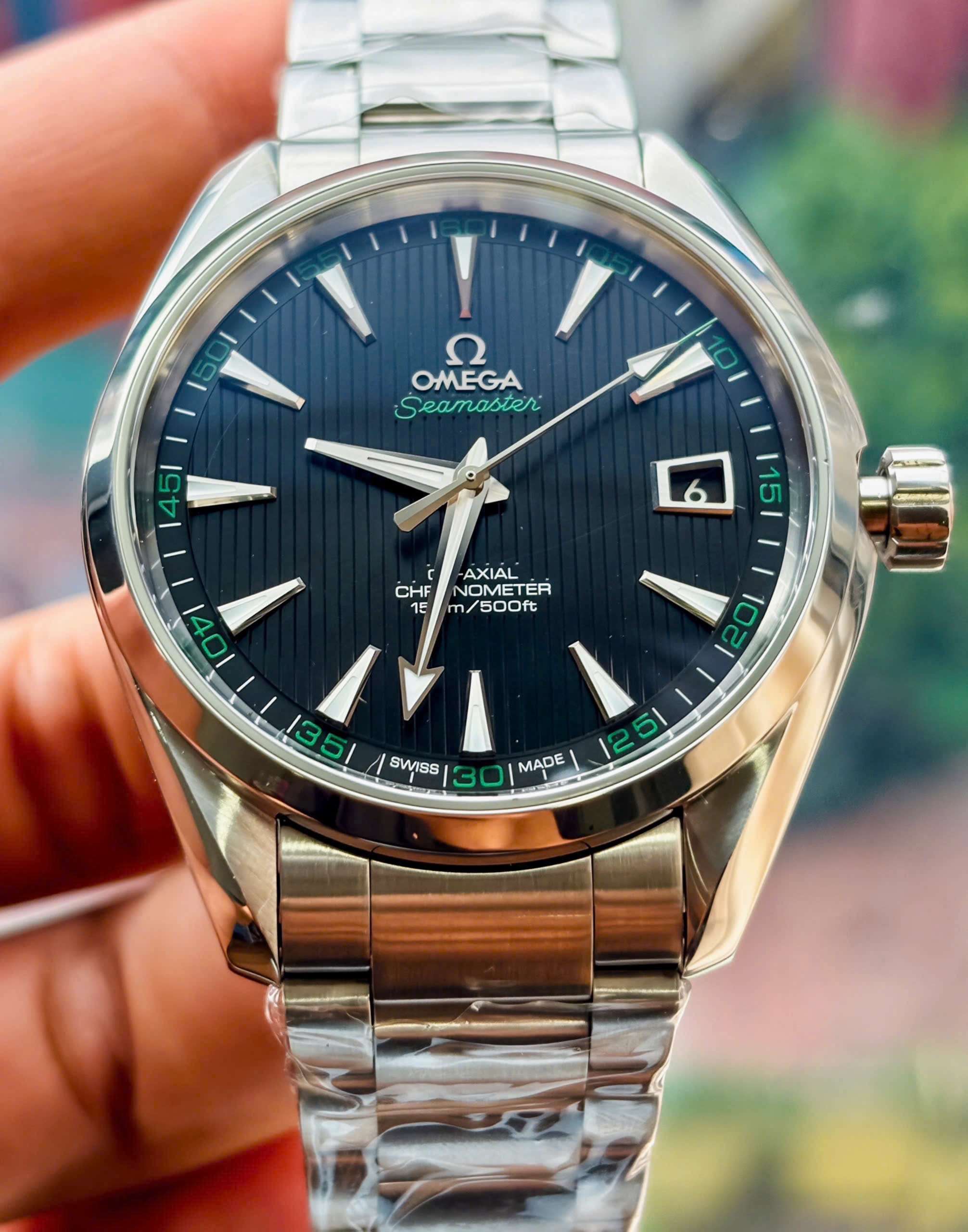 OMEGA Aqua Terra 8500 Golf Index, Ref: 231.10.42.21.01.001, Size 41.5mm, Like new fullbox date cao