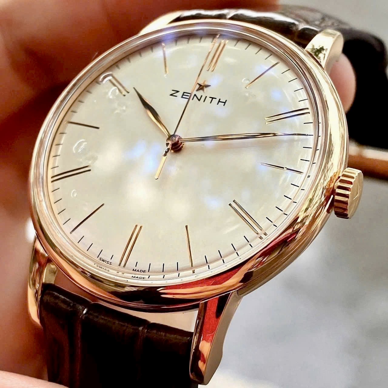 Zenith Classic Elite 18.2270.6150/01.C498, Vàng hồng đúc 18k nguyên khối, Size 42mm, Like new fullbox